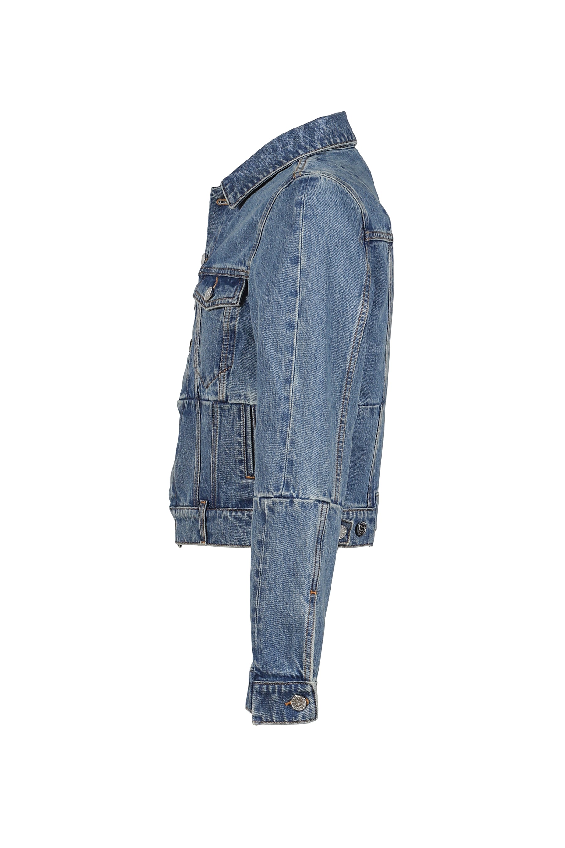 CUT-UP DENIM JACKET / L.BLU