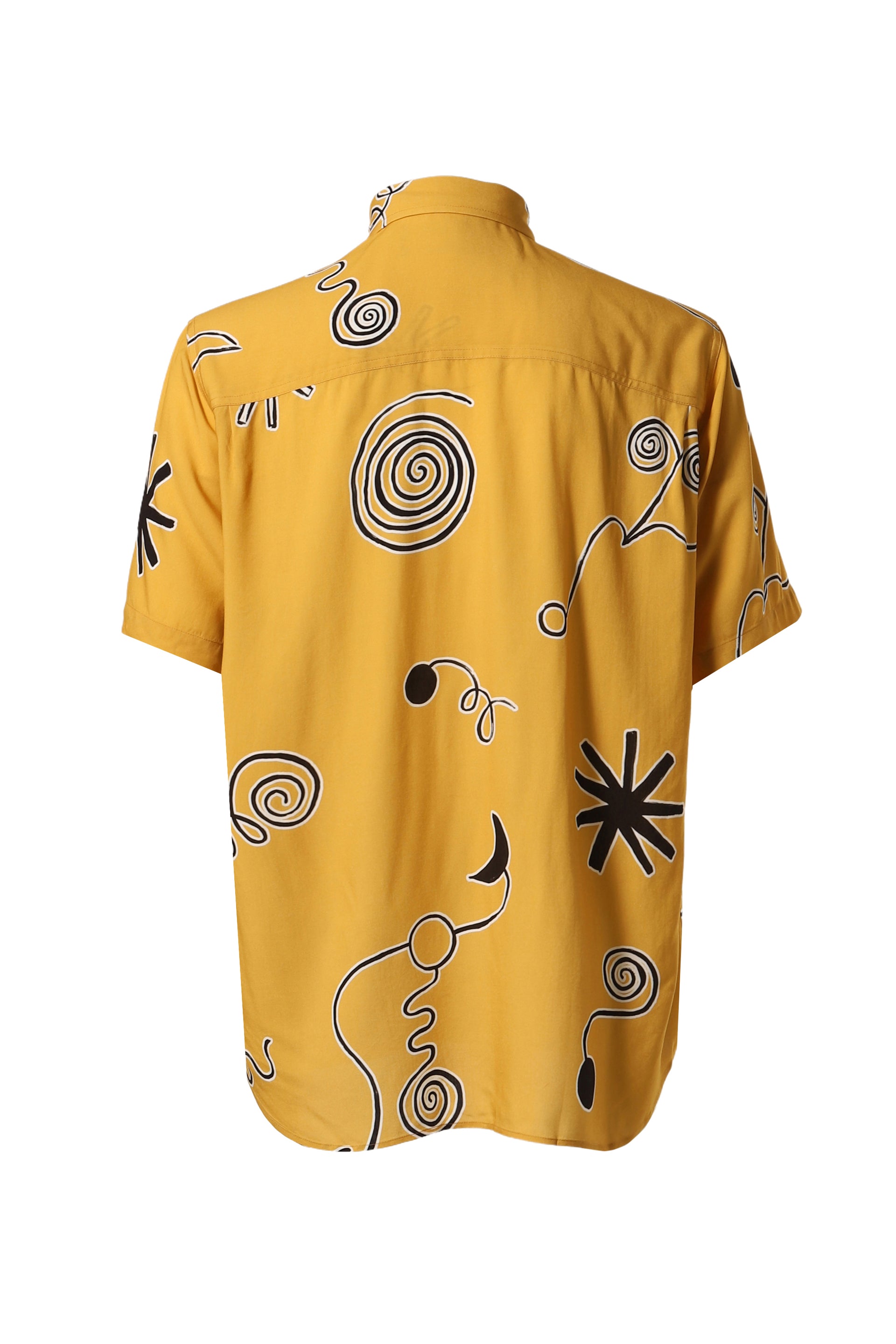 JACQUEMUS LA CHEMISE MELO / ARTY SPIRAL BLK/ORG