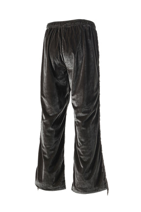 FRINGE STRING EASY PANT - TA/PE VELOUR / CHA