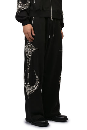 IRON STEEL FOCUS SWEATPANTS / BLK