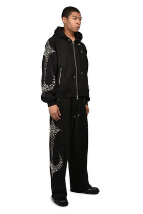 IRON STEEL FOCUS SWEATPANTS / BLK