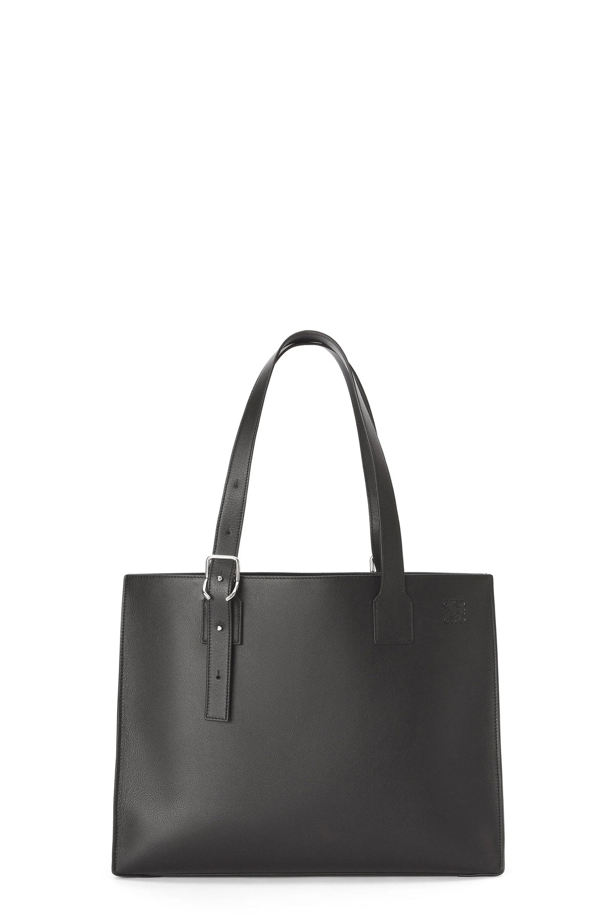 BUCKLE HORIZONTAL TOTE / BLK