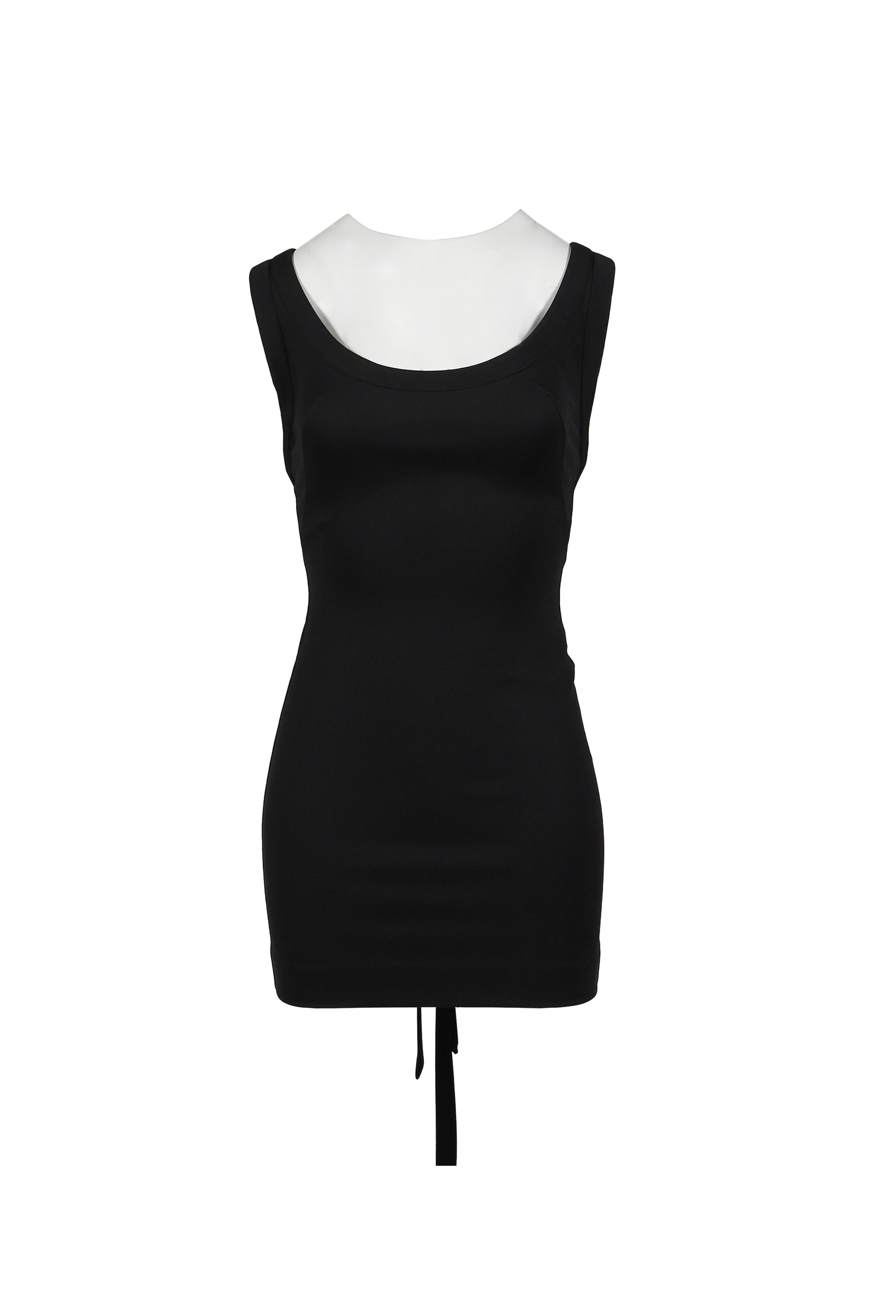 THE ATTICO SS26 MINI DRESS / BLK - NUBIAN THE ATTICO SS26 MINI DRESS / BLK - NUBIAN