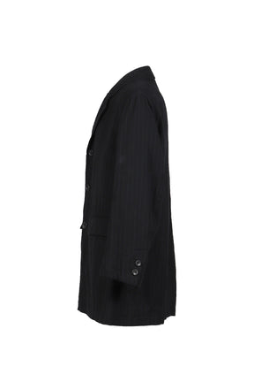 PIN STRIPE BEBOP JACKET / BLK