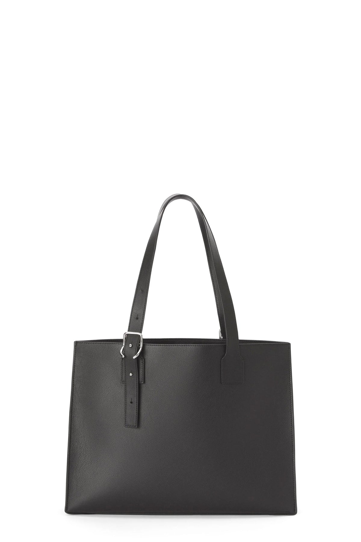 BUCKLE HORIZONTAL TOTE / BLK