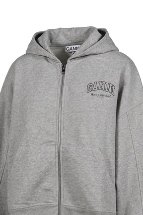 ESSENTIAL ISOLI ZIP HOODIE / PALOMA