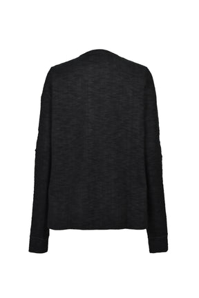 SLAB RIB L/S T / BLK