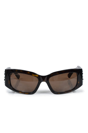 BOSSY RECTANGLE / HAVANA SIL
