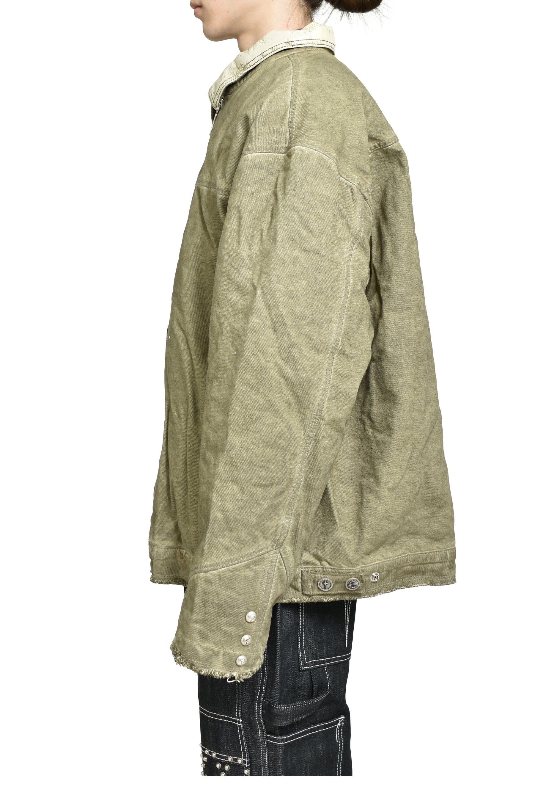 TC WASHED WORK JACKET / BEI