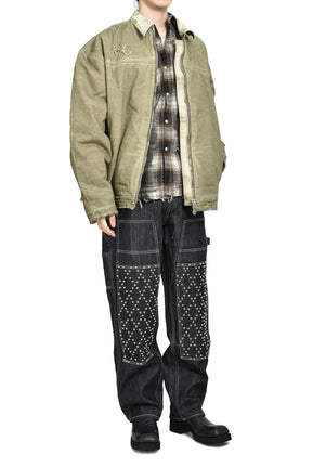 TC WASHED WORK JACKET / BEI