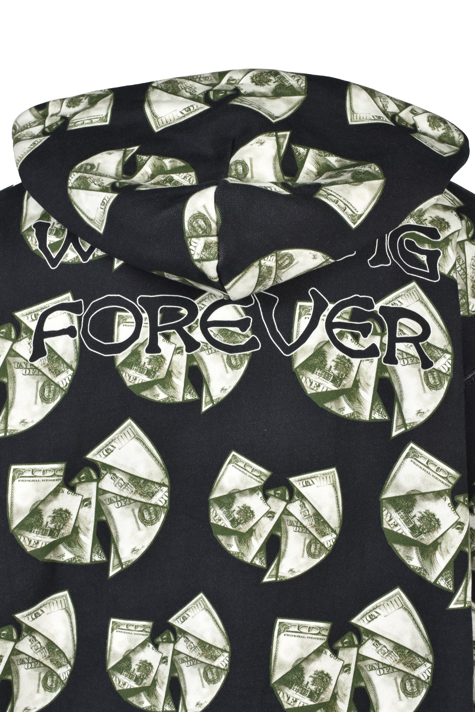 WU-TANG CLAN DOLLAR DOLLAR BILL YA'LL HOODIE / BLK
