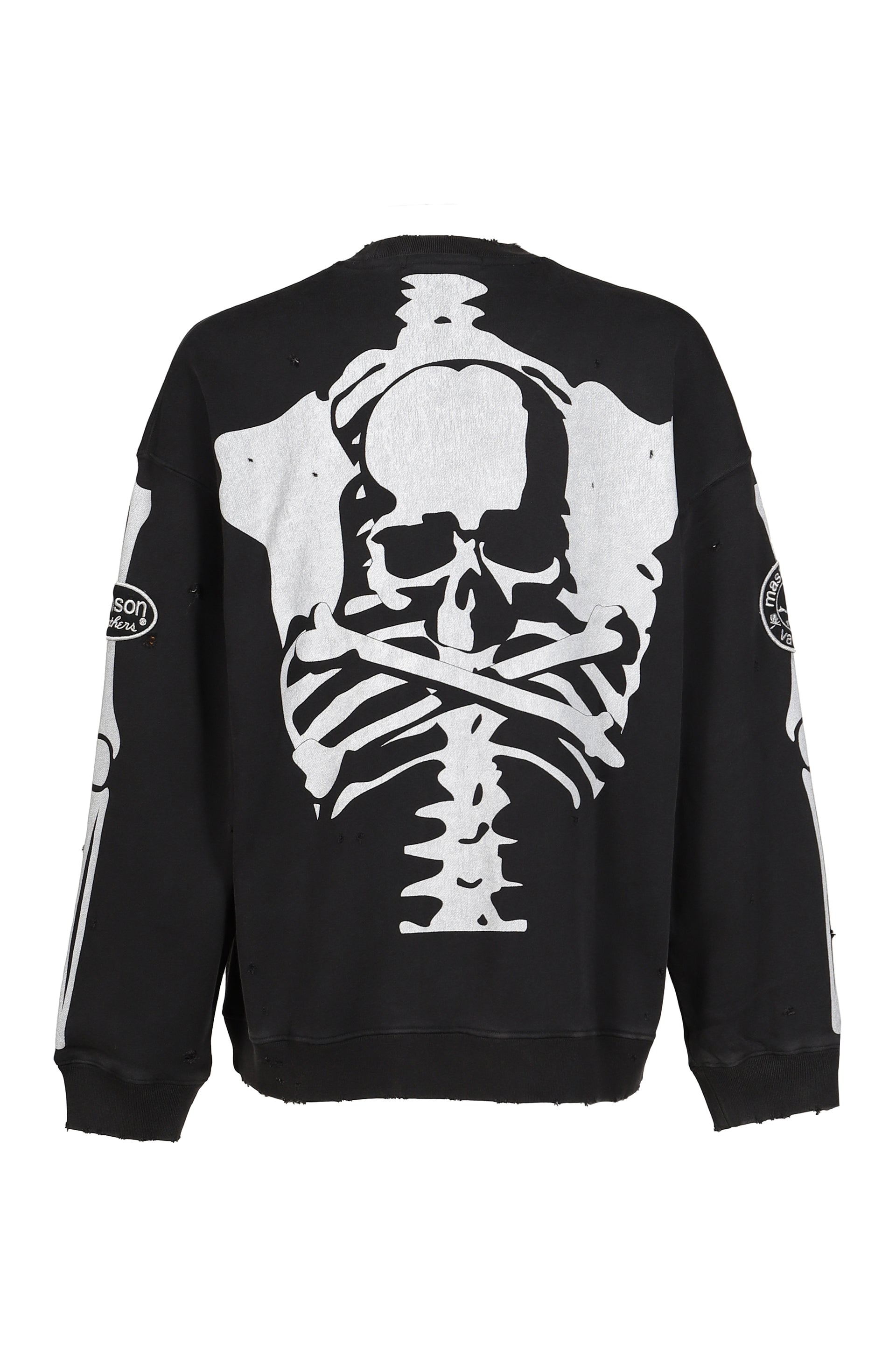 VANSON CREWNECK SWEATSHIRT BOXY FIT (DAMAGED) / BLK