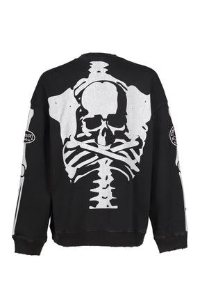 VANSON CREWNECK SWEATSHIRT BOXY FIT (DAMAGED) / BLK