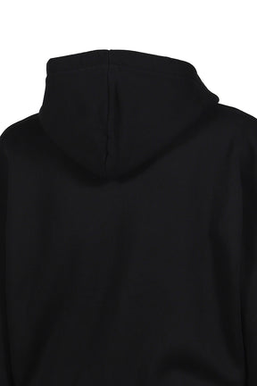 LE HOODIE ZIP GROS GRAIN / BLK