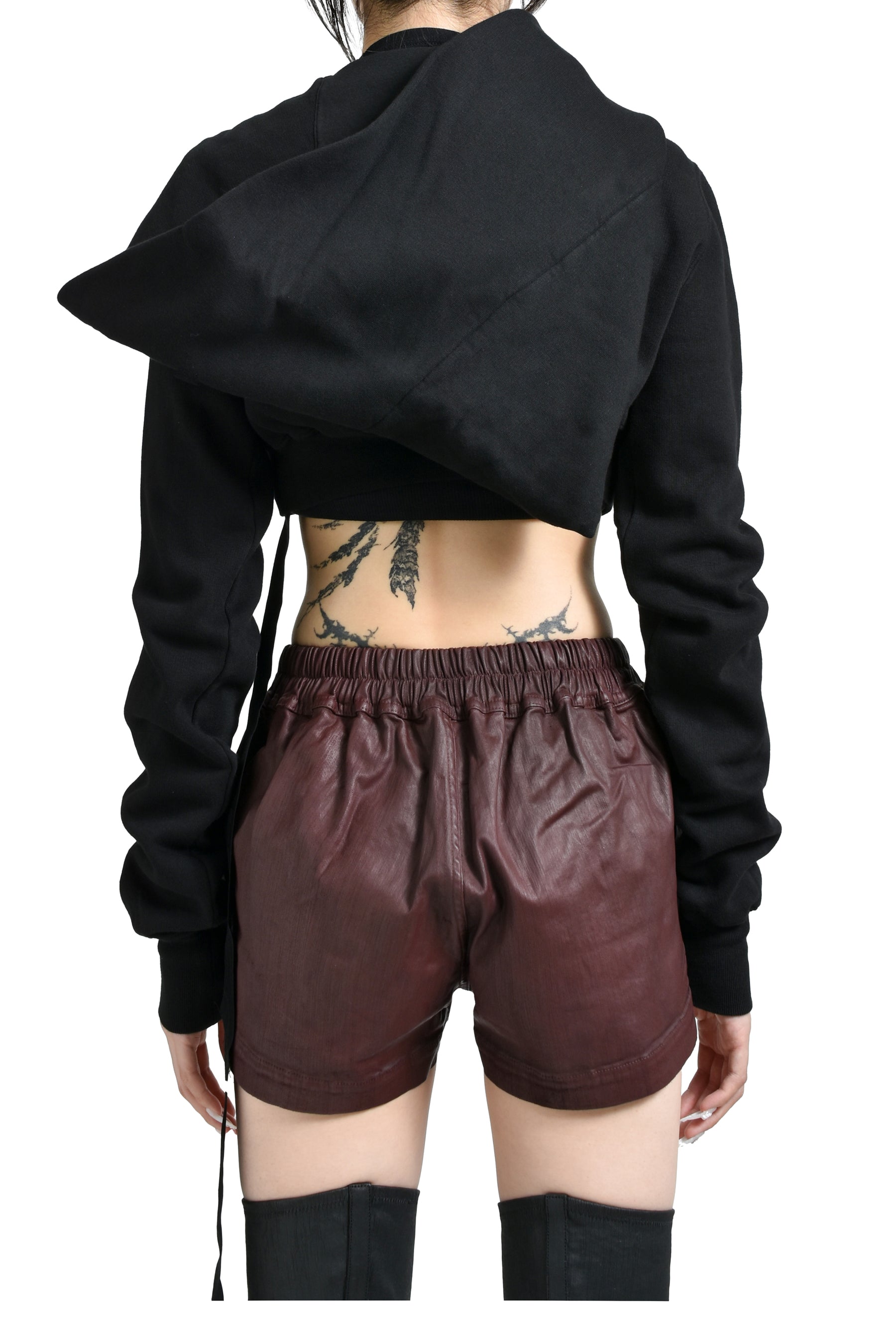 MICRO MOUNTAIN HOODIE / BLACK