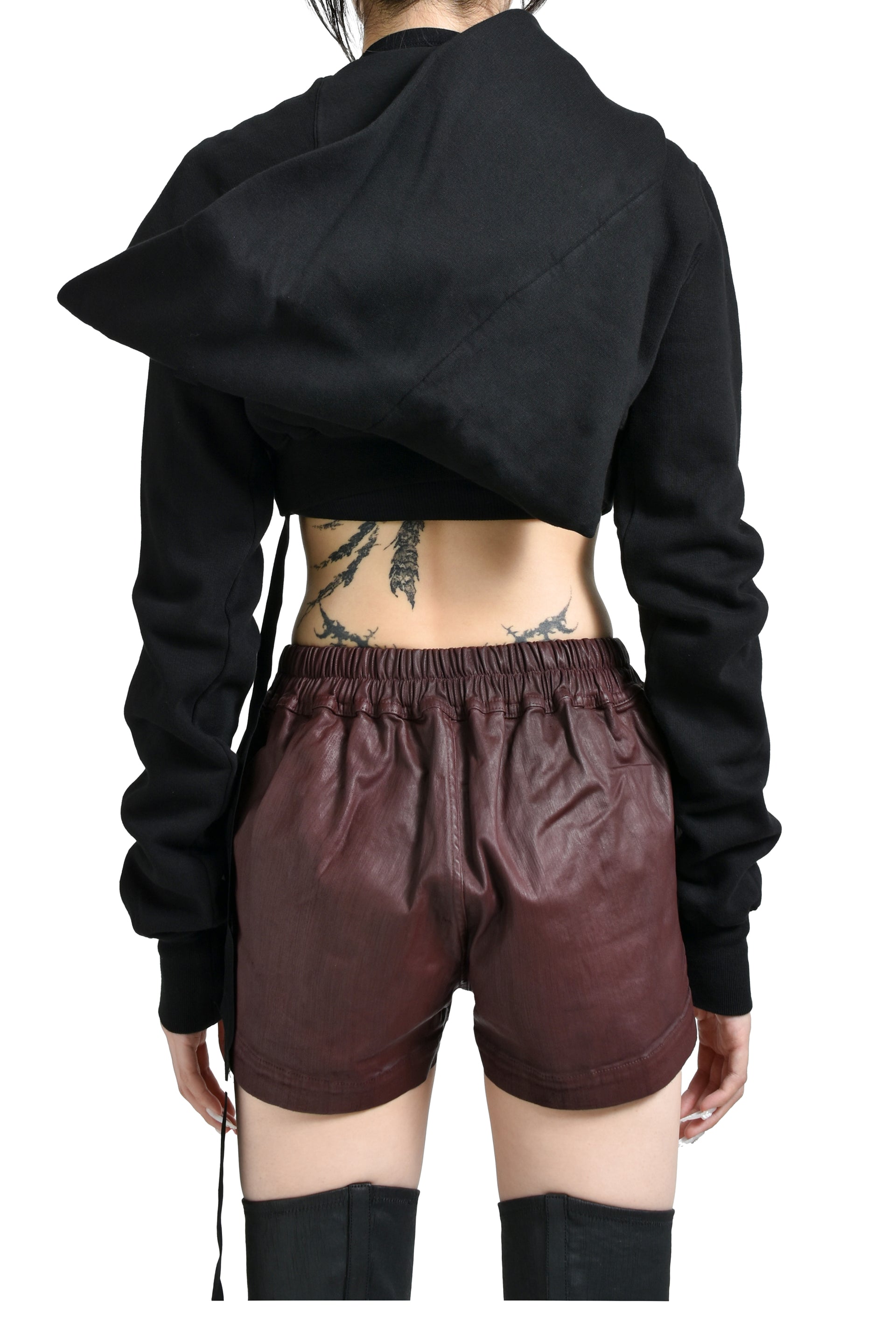 MICRO MOUNTAIN HOODIE / BLK