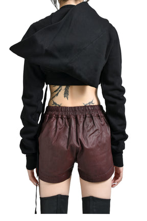 MICRO MOUNTAIN HOODIE / BLACK