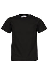 BLACK SHRUNKEN US COTTON T-SHIRT / BLK