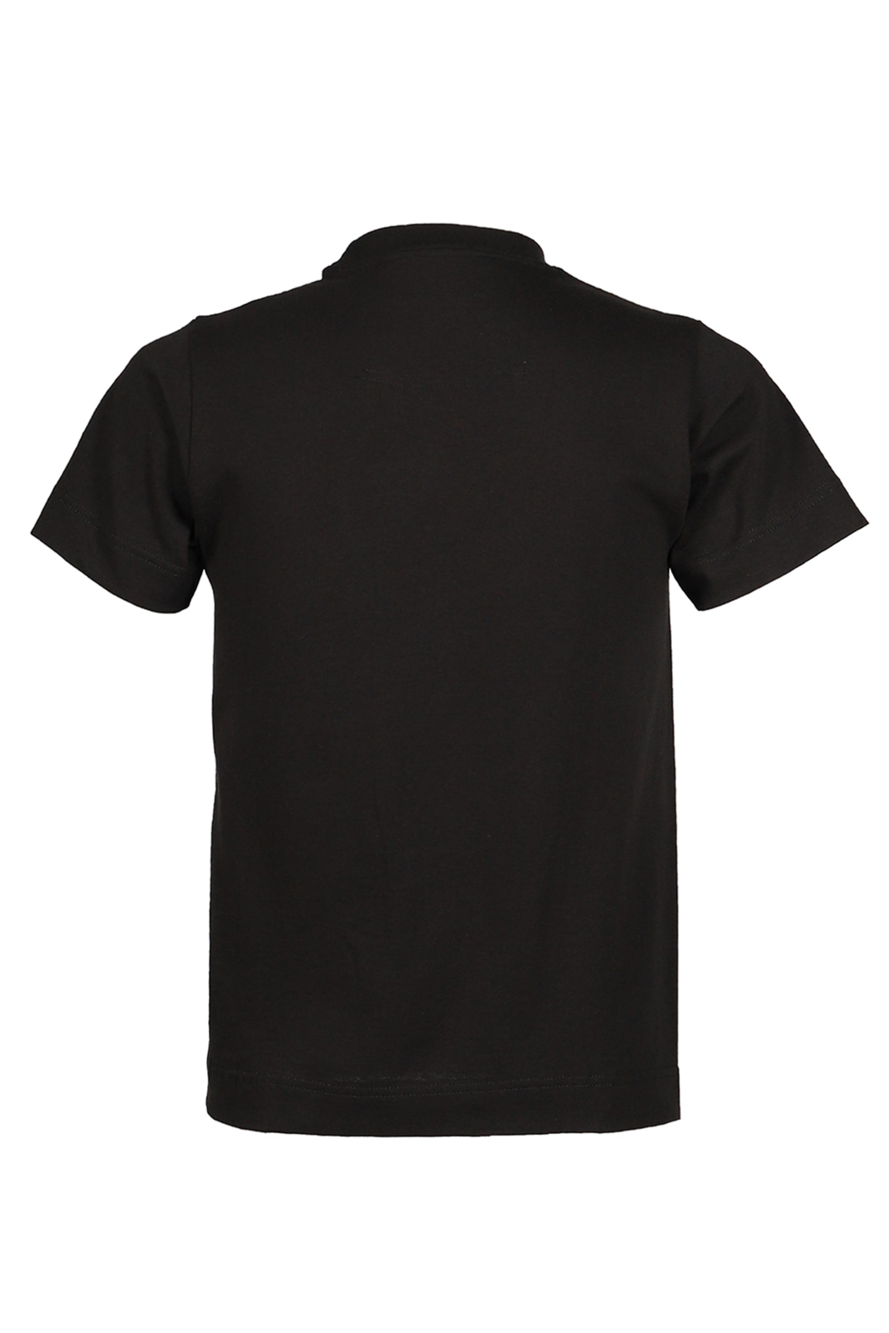 BLACK SHRUNKEN US COTTON T-SHIRT / BLK