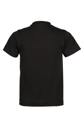 BLACK SHRUNKEN US COTTON T-SHIRT / BLK