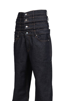 4 WAIST DENIM JEANS (EXCLUSIVE) / RAW IND