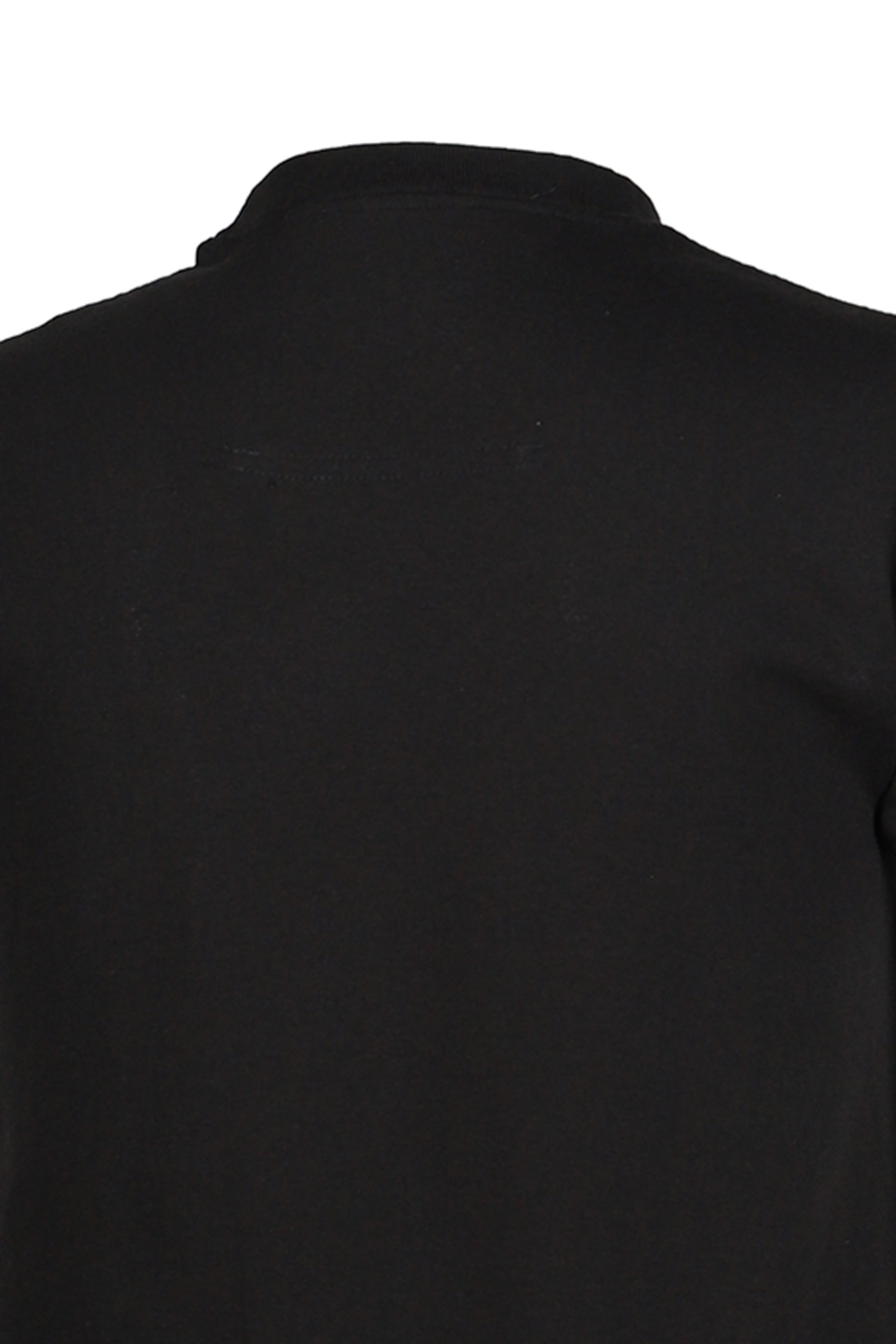 BLACK SHRUNKEN US COTTON T-SHIRT / BLK