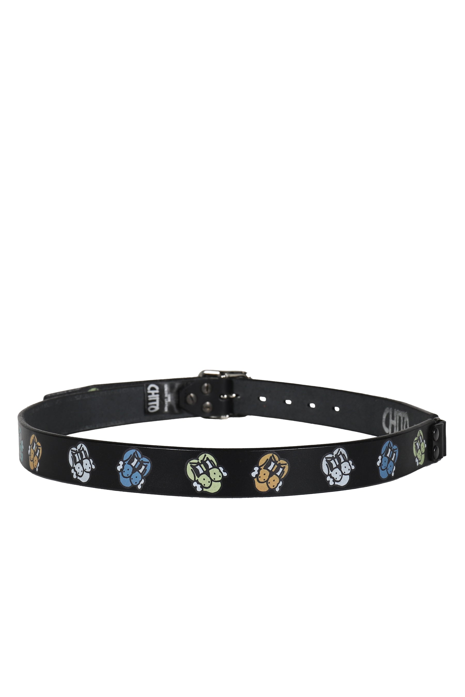 FINESSE PUP PRINT BELT / BLK