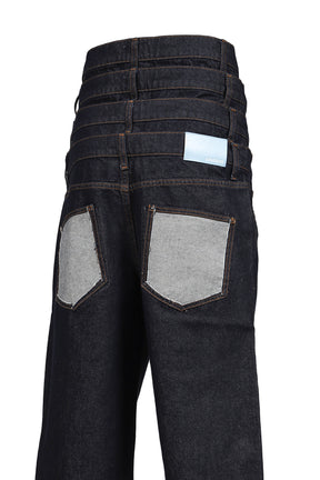4 WAIST DENIM JEANS (EXCLUSIVE) / RAW IND