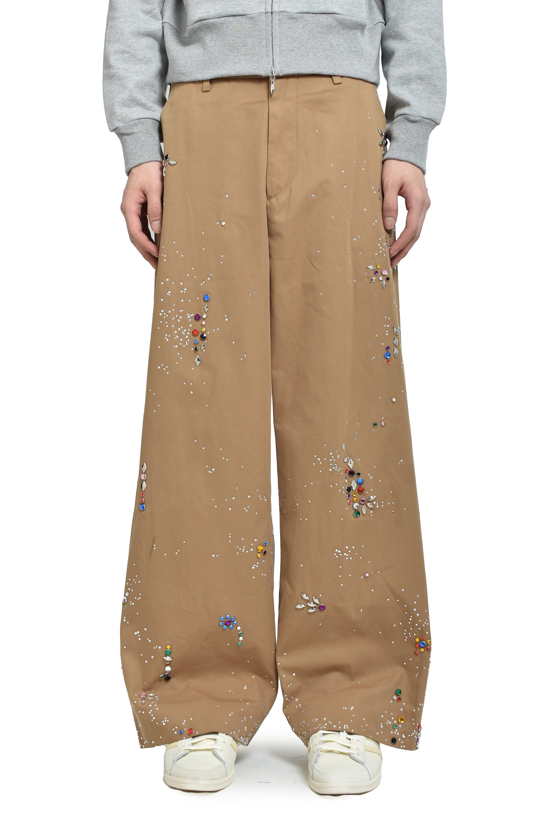 GALAXY STRAIGHT TROUSERS / CAMEL