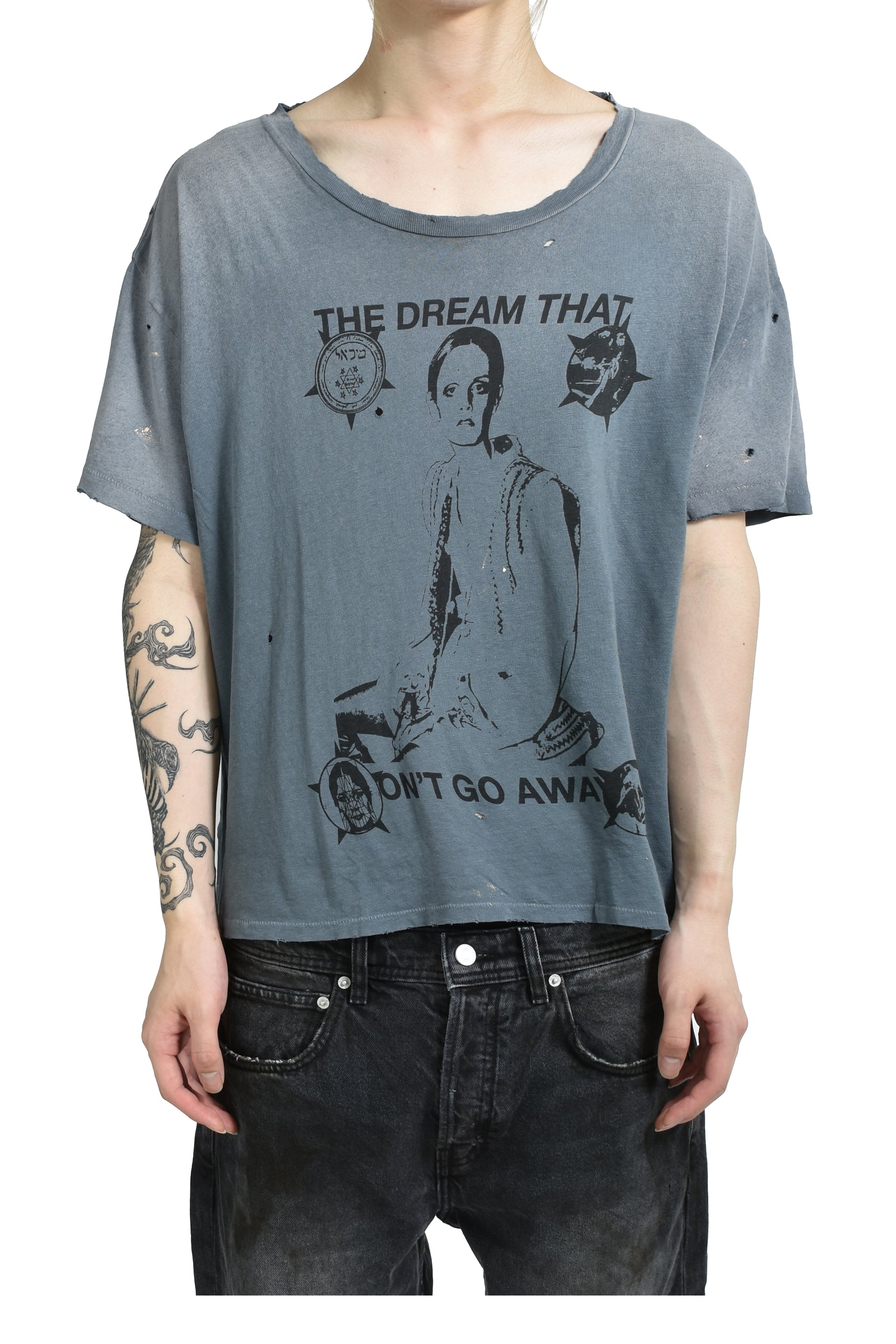 DREAM THAT WON'T GO AWAY T-SHIRT / XEROX BLU