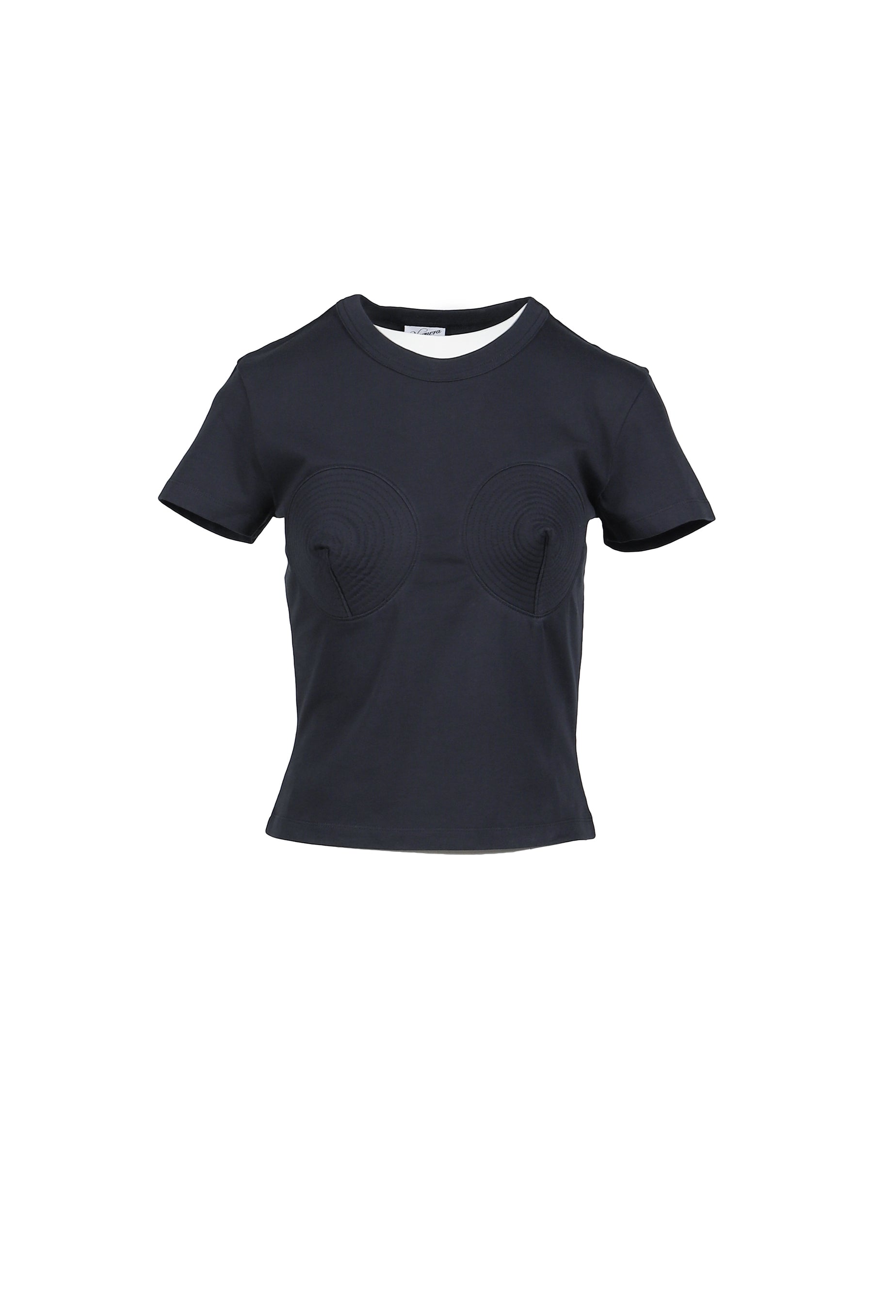 BULLET BRA T SHIRT KNIT / BLK