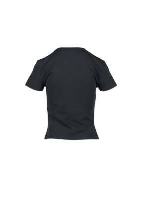 BULLET BRA T SHIRT KNIT / BLK