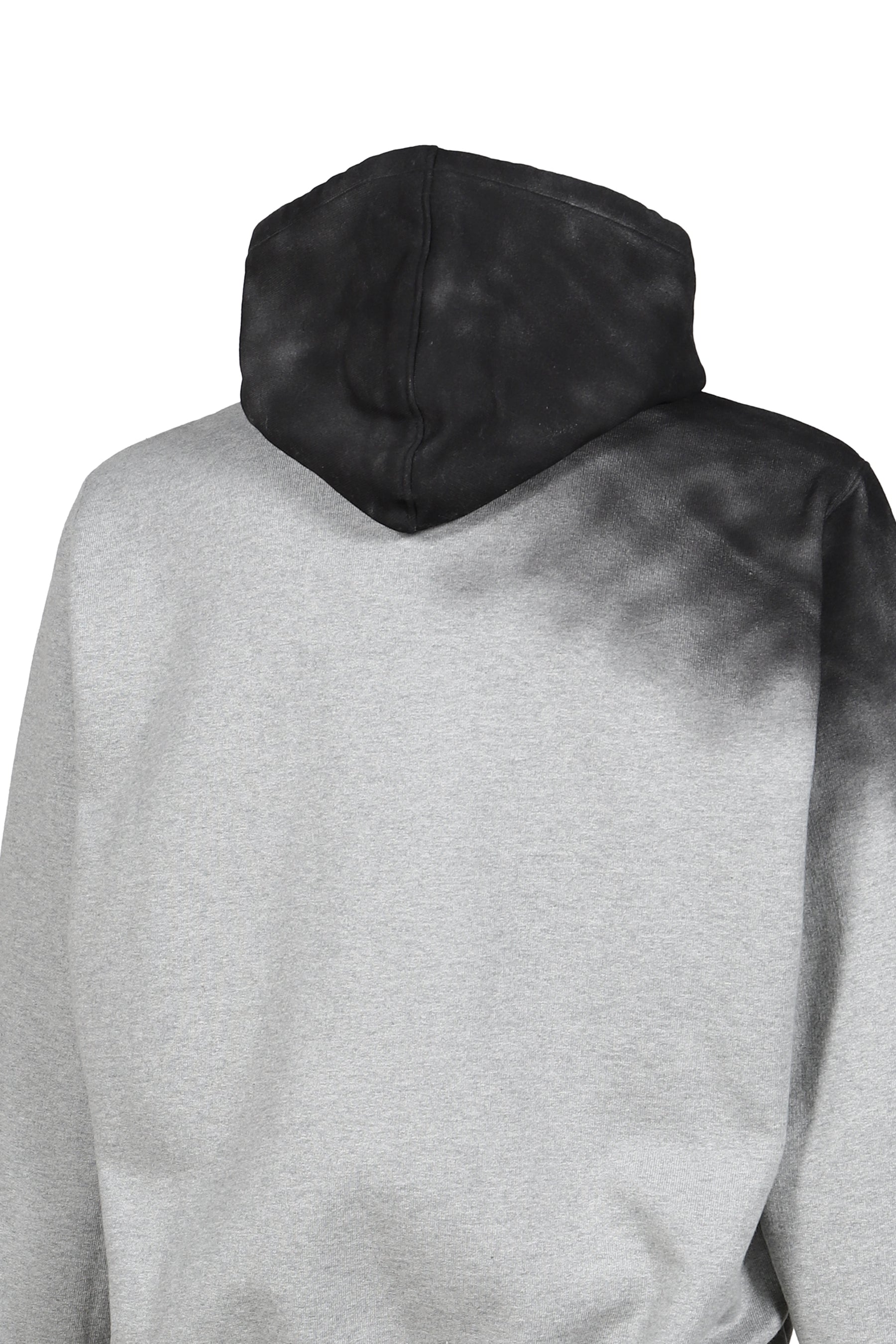 EXHAUST STAINED HOODIE / GRY