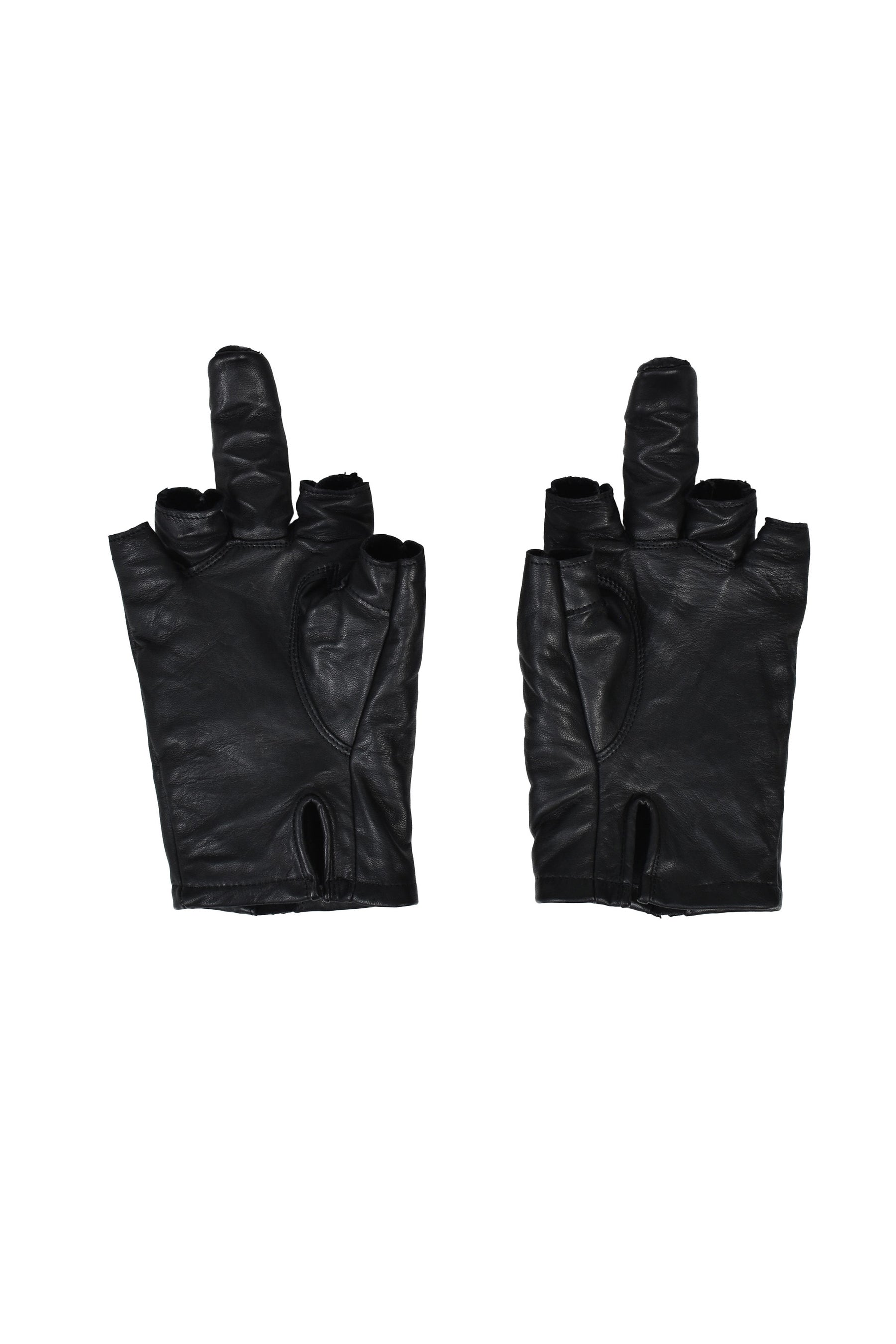 PYTHON×HORSE LEATHER GLOVES (20TH EXCLUSIVE) / BLK