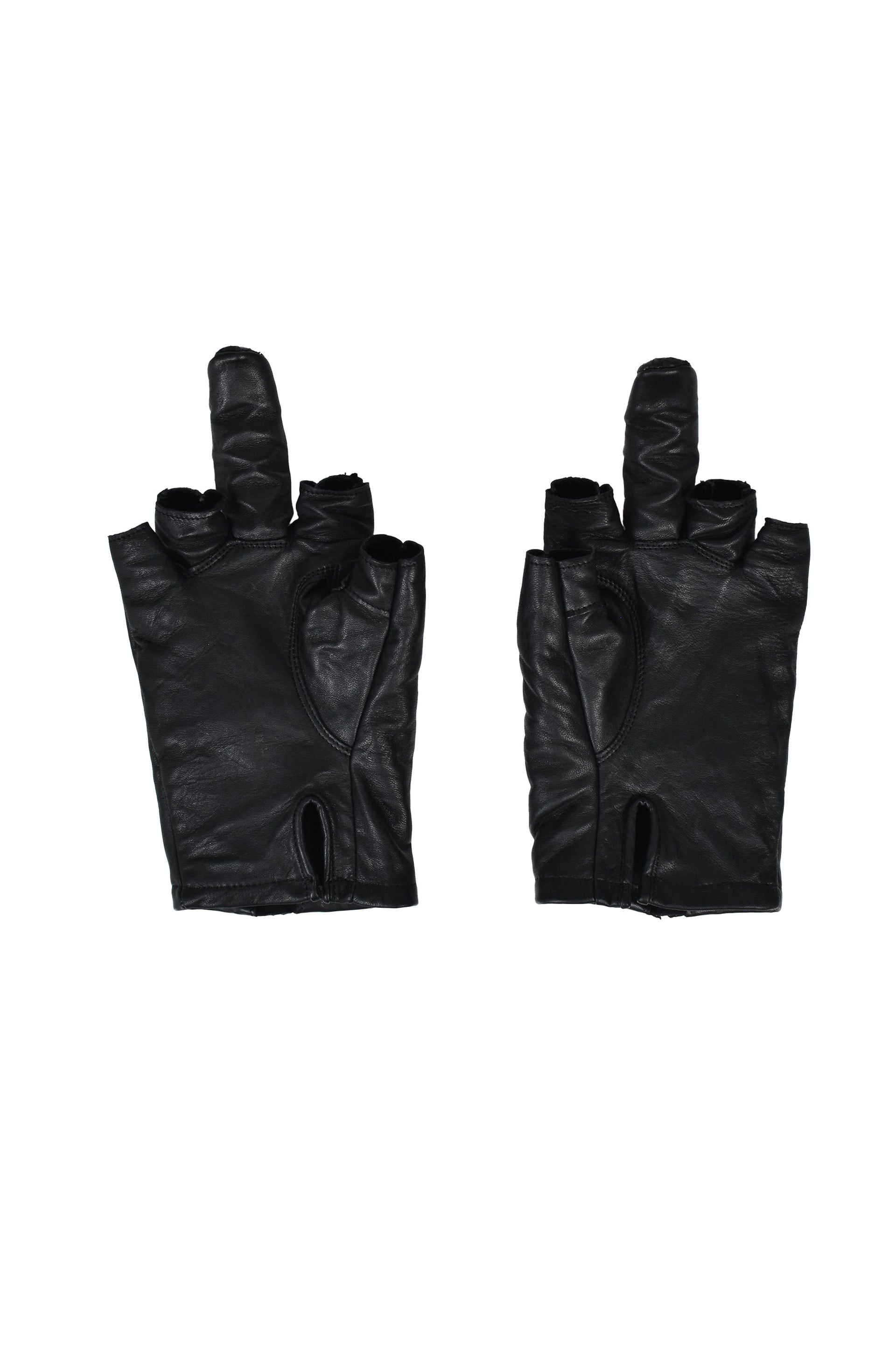 PYTHON×HORSE LEATHER GLOVES (20TH EXCLUSIVE) / BLK