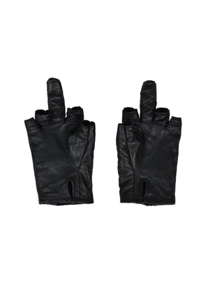 PYTHON×HORSE LEATHER GLOVES (20TH EXCLUSIVE) / BLK