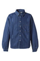 LA CHEMISE BOULANGER / PRINT BLU STRIPE