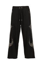 IRON STEEL FOCUS SWEATPANTS / BLK