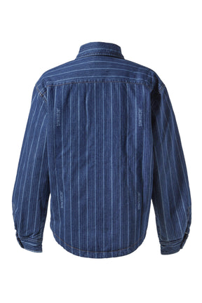 LA CHEMISE BOULANGER / PRINT BLU STRIPE