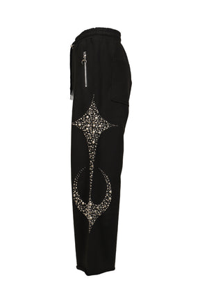 IRON STEEL FOCUS SWEATPANTS / BLK