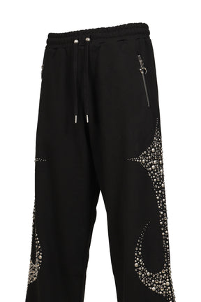 IRON STEEL FOCUS SWEATPANTS / BLK
