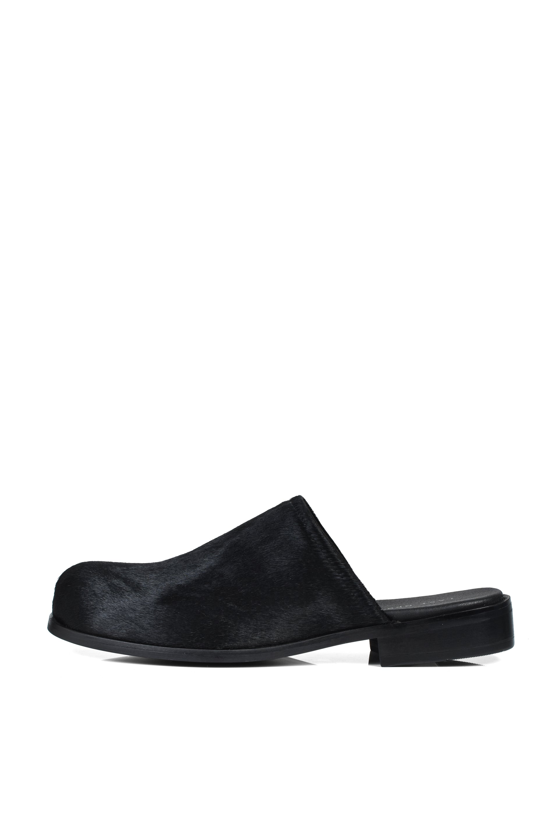 UNBORN CALF MULE / BLK