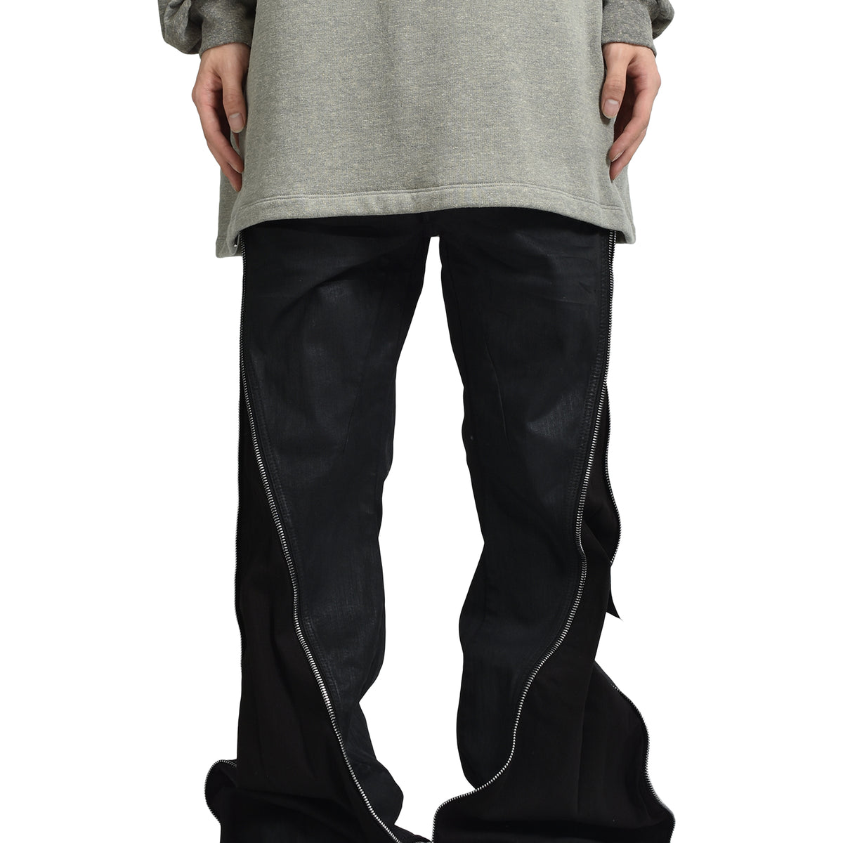 Rick Owens DRKSHDW FW25 BOLAN BANANA / BLK WAX - NUBIAN