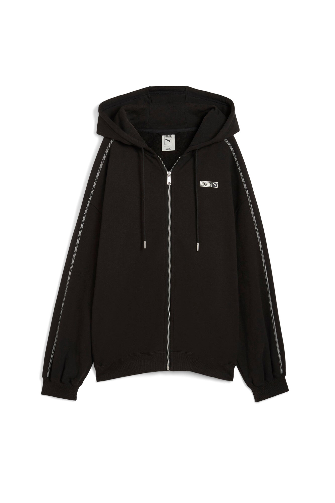 T7 OVERSIZED FULL-ZIP HOODIE TR / PUMA BLACK