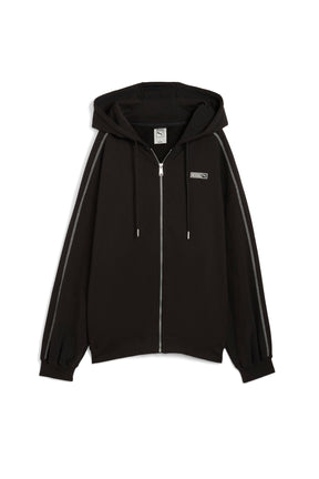 T7 OVERSIZED FULL-ZIP HOODIE TR / PUMA BLACK