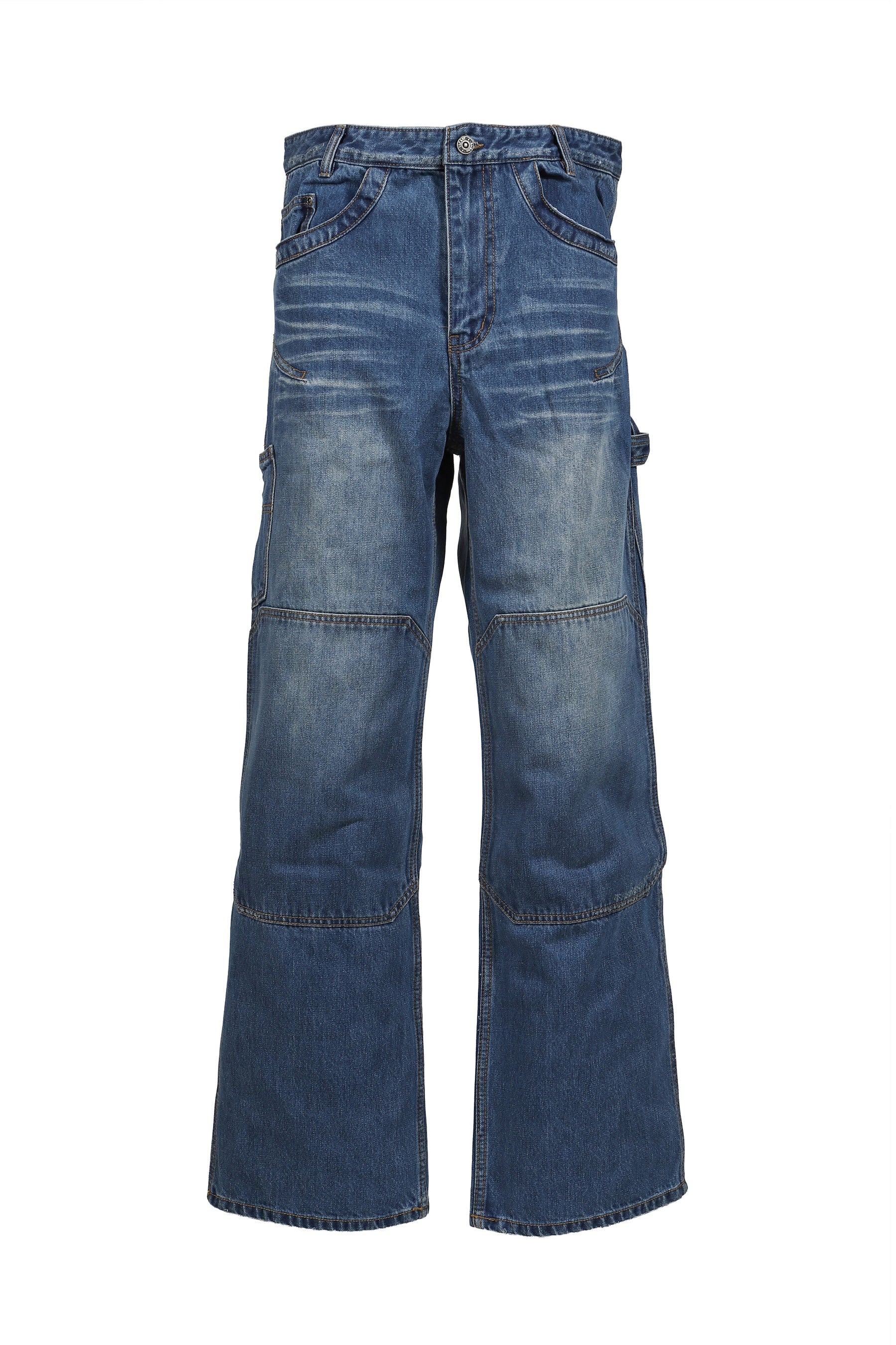 ENDRICK DAMAGED DENIM PANTS / LT. BLU 