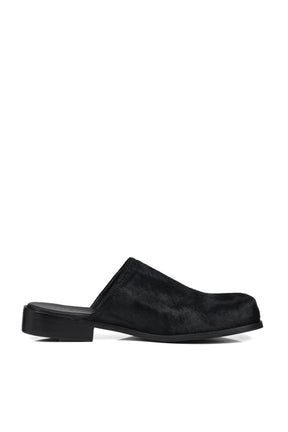UNBORN CALF MULE / BLK