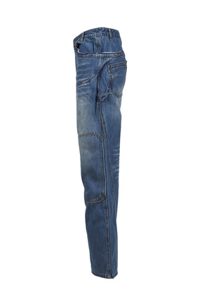 ENDRICK DAMAGED DENIM PANTS / LT. BLU 