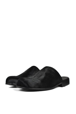 UNBORN CALF MULE / BLK