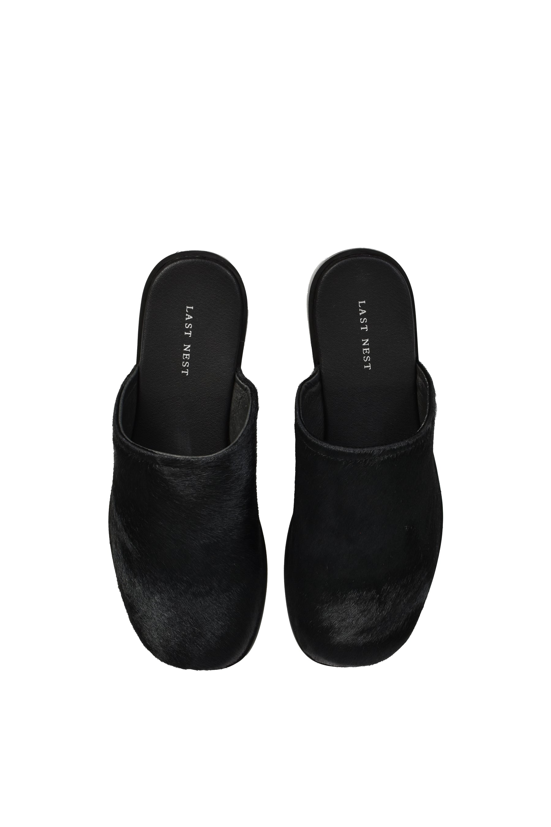 UNBORN CALF MULE / BLK